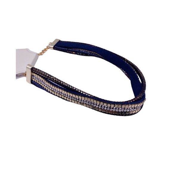 Laura Ashley faux leather choker NWT - Picture 1 of 3